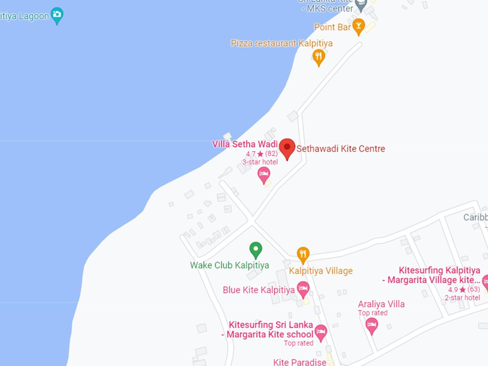 Villa Sethawadi Hotel And Kitesurf Centre Калпития Екстериор снимка